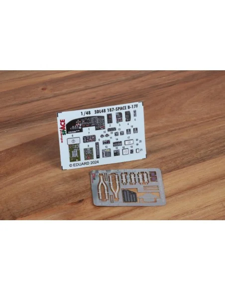 B-17F SPACE, 1/48 - Eduard Accessories 3DL48187