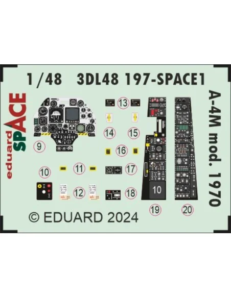 [NO_DESC] A-4M mod. 1970 SPACE MAGIC FACTORY, 1/48 - Eduard Accesso...