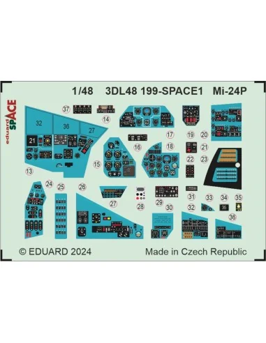 [NO_DESC] Mi-24P SPACE, 1/48 - Eduard Accessories 3DL48199