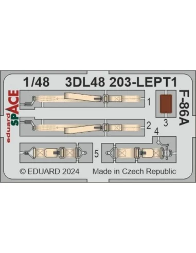 F-86A SPACE CLEAR PROP, 1/48 - Eduard Accessories 3DL48203