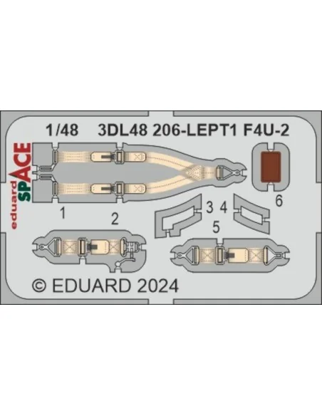 [NO_DESC] F4U-2 SPACE HOBBY BOSS, 1/48 - Eduard Accessories 3DL48206