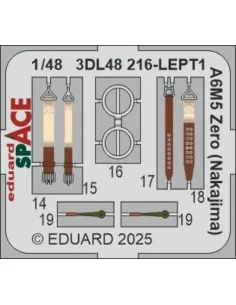 A6M5 Zero (Nakajima) SPACE FINE MOLDS, 1/48 - Eduard Accessories 3D...