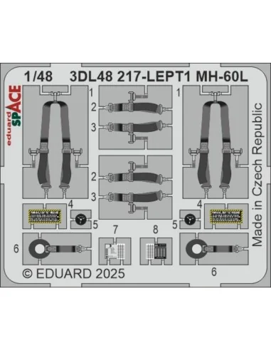 MH-60L SPACE ICM, 1/48 - Eduard Accessories 3DL48217