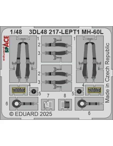 MH-60L SPACE ICM, 1/48 - Eduard Accessories 3DL48217