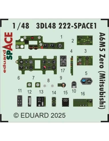 [NO_DESC] A6M5 Zero (Mitsubishi) SPACE EDUARD, 1/48 - Eduard Access...