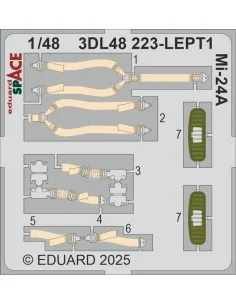 Mi-24A SPACE TRUMPETER, 1/48 - Eduard Accessories 3DL48223