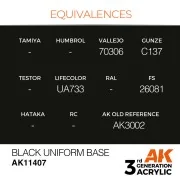 Black Uniform Base - AK Interactive AK11407