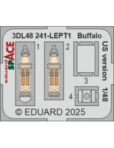 Buffalo US version SPACE TAMIYA, 1/48 - Eduard Accessories 3DL48241