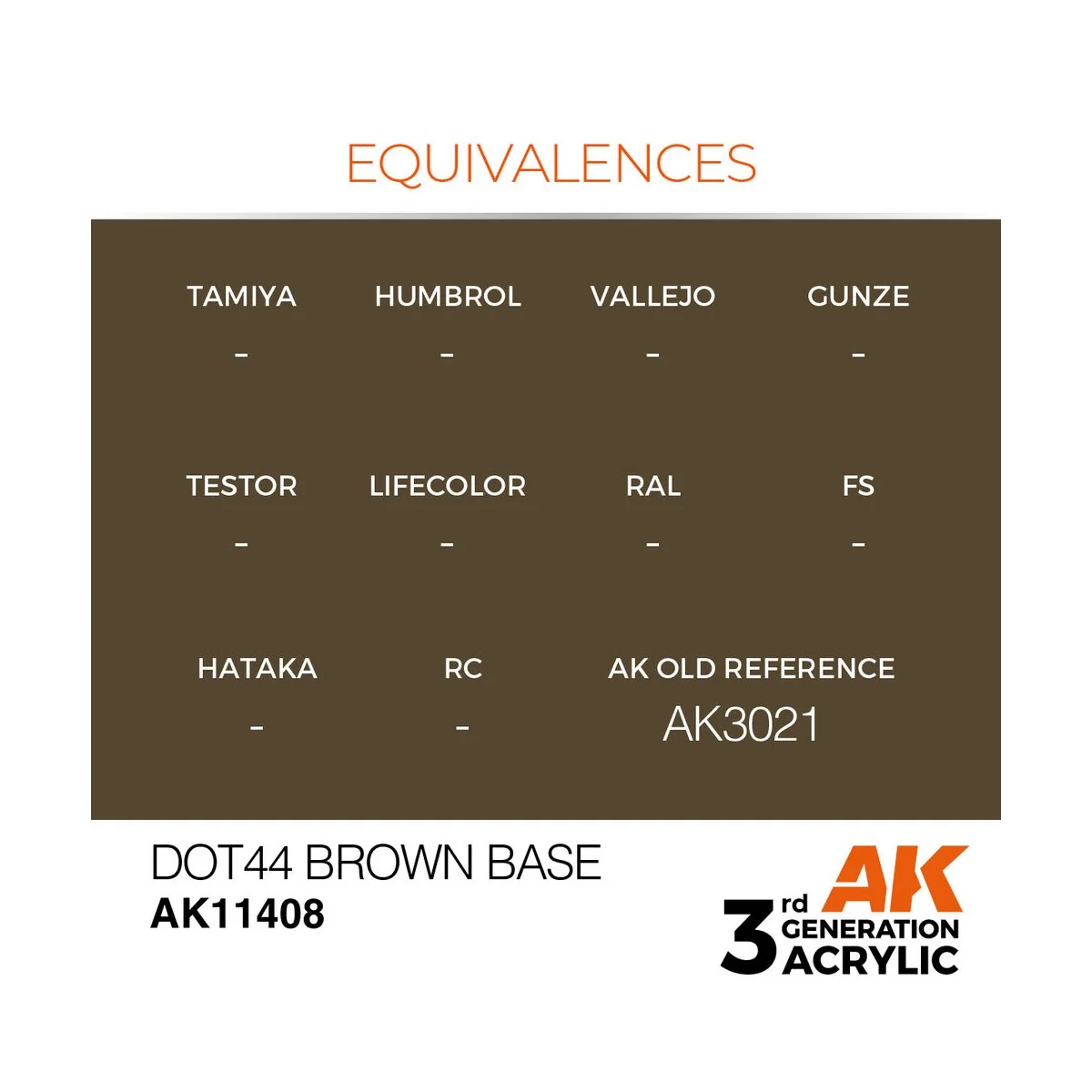 Dot44 Brown Base - AK Interactive AK11408