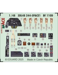 Bf 110D SPACE EDUARD, 1/48 - Eduard Accessories 3DL48244