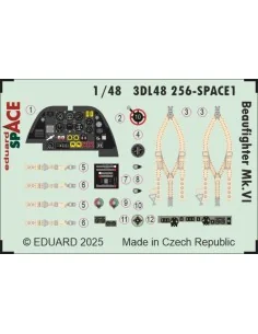 [NO_DESC] Beaufighter Mk.VI SPACE for Revell, 1/48 - Eduard Accesso...