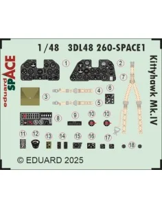 [NO_DESC] Kittyhawk Mk.IV SPACE for Eduard, 1/48 - Eduard Accessori...