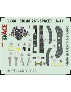 A-4C SPACE for Hobby Boss, 1/48 - Eduard Accessories 3DL48261