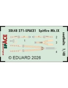 [NO_DESC] Spitfire Mk.IX seatbelts SPACE, 1/48 - Eduard Accessories...