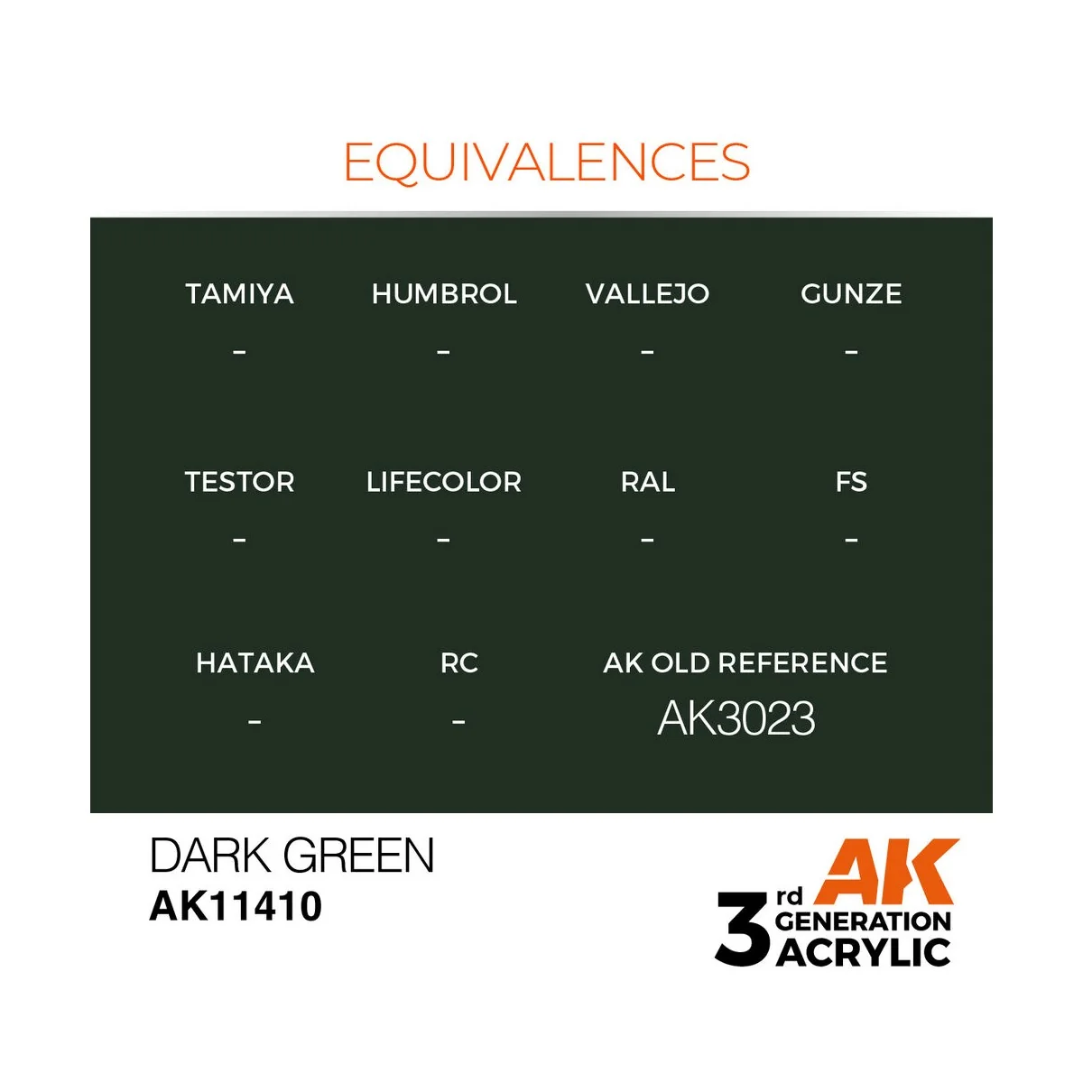 Dark Green - AK Interactive AK11410