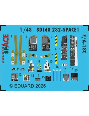 F/A-18C SPACE 1/48 for Eduard / Kinetic, 1/48 - Eduard Accessories ...