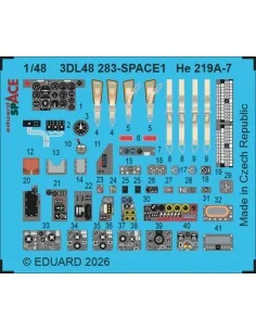 He 219A-7 SPACE 1/48 for Tamiya, 1/48 - Eduard Accessories 3DL48283
