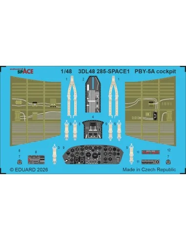 [NO_DESC] PBY-5A cockpit SPACE for Eduard / Revell, 1/48 - Eduard A...