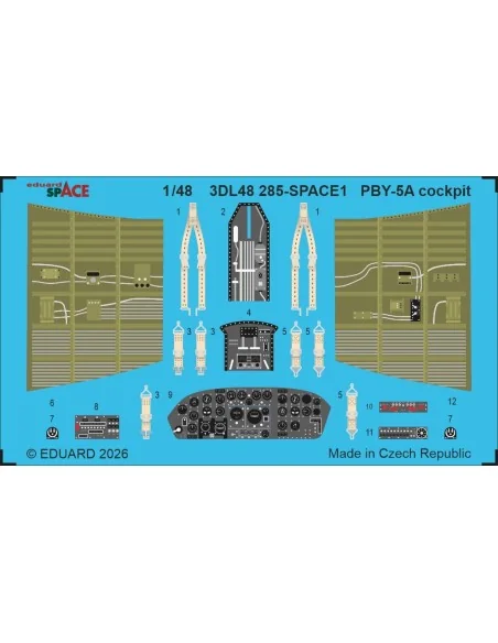 PBY-5A cockpit SPACE for Eduard / Revell, 1/48 - Eduard Accessories...