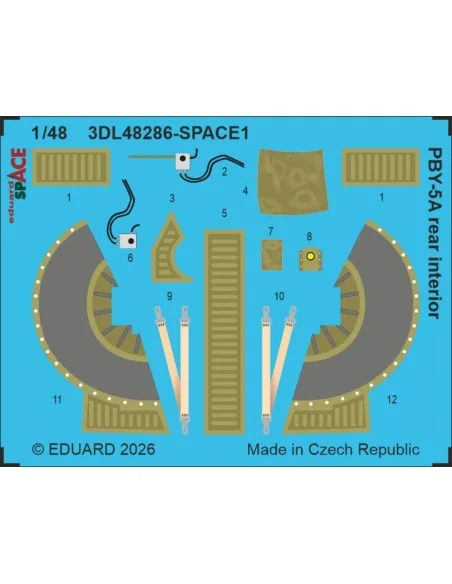 [NO_DESC] PBY-5A rear interior SPACE for Eduard / Revell, 1/48 - Ed...