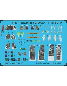 F-16I SUFA SPACE for Kinetic, 1/48 - Eduard Accessories 3DL48288