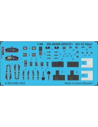 AH-1Z Viper SPACE for Hobby 2000, 1/48 - Eduard Accessories 3DL48289