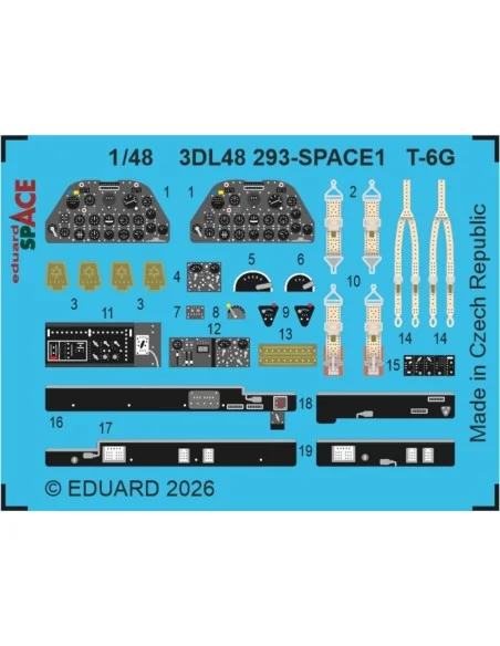 [NO_DESC] T-6G SPACE for Italeri, 1/48 - Eduard Accessories 3DL48293