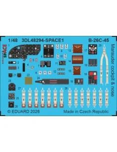[NO_DESC] B-26C-45 Marauder cockpit & nose SPACE for ICM, 1/48 - Ed...