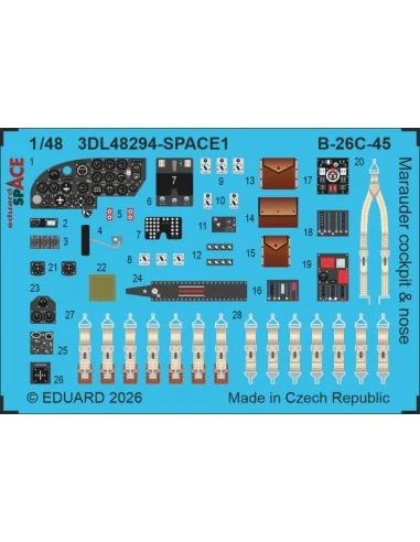 [NO_DESC] B-26C-45 Marauder cockpit & nose SPACE for ICM, 1/48 - Ed...