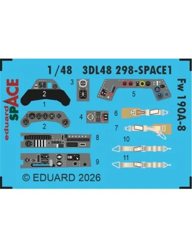 [NO_DESC] Fw 190A-8 SPACE for Hobby Boss, 1/48 - Eduard Accessories...