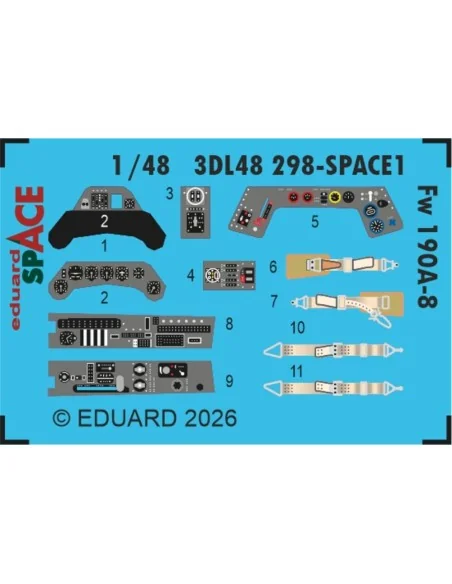 [NO_DESC] Fw 190A-8 SPACE for Hobby Boss, 1/48 - Eduard Accessories...