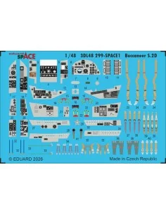 Buccaneer S.2D SPACE for Trumpeter, 1/48 - Eduard Accessories 3DL48299