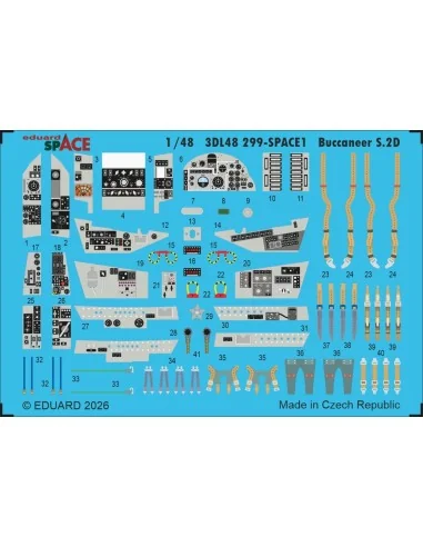 [NO_DESC] Buccaneer S.2D SPACE for Trumpeter, 1/48 - Eduard Accesso...