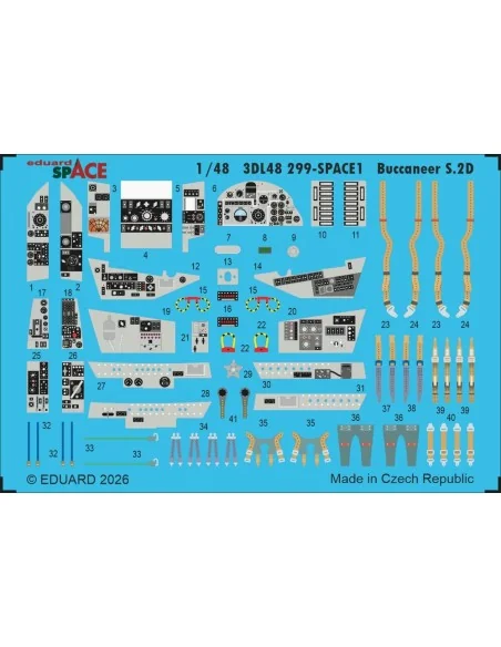 [NO_DESC] Buccaneer S.2D SPACE for Trumpeter, 1/48 - Eduard Accesso...