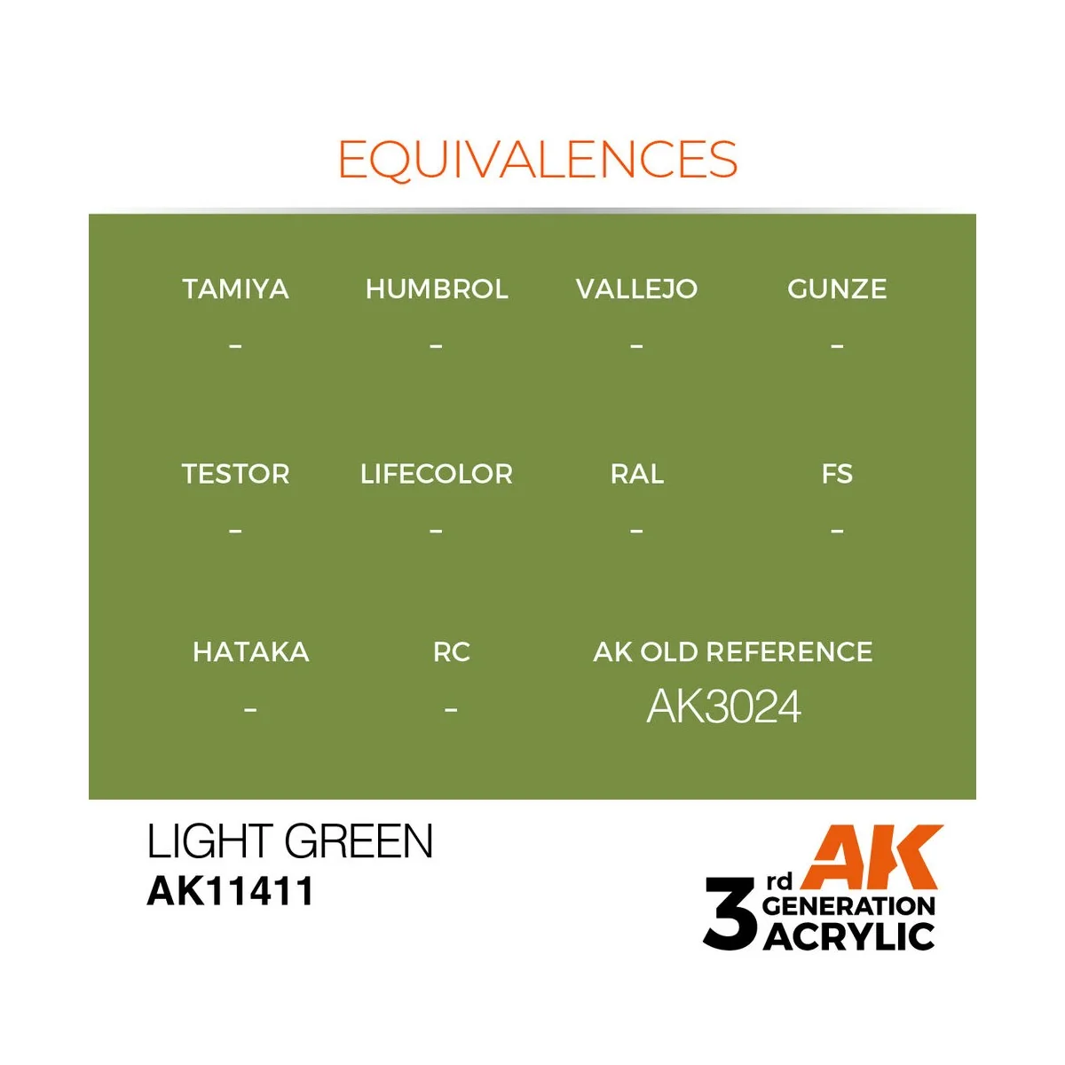 Light Green - AK Interactive AK11411