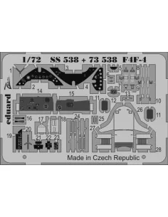 F4F-4 for Airfix, 1/72 - Eduard Accessories SS538