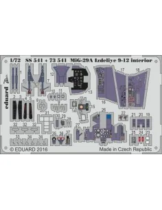 MiG-29A Izdeliye 9-12 interior f.Trumpet, 1/72 - Eduard Accessories...