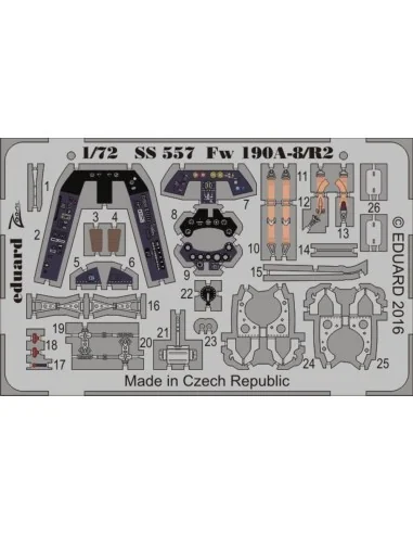 Fw 190A-8/R2 Weekend for Eduard, 1/72 - Eduard Accessories SS557