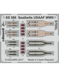 Seatbelts USAAF WWII STEEL, 1/72 - Eduard Accessories SS586