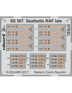 Seatbelts RAF late STEEL, 1/72 - Eduard Accessories SS587