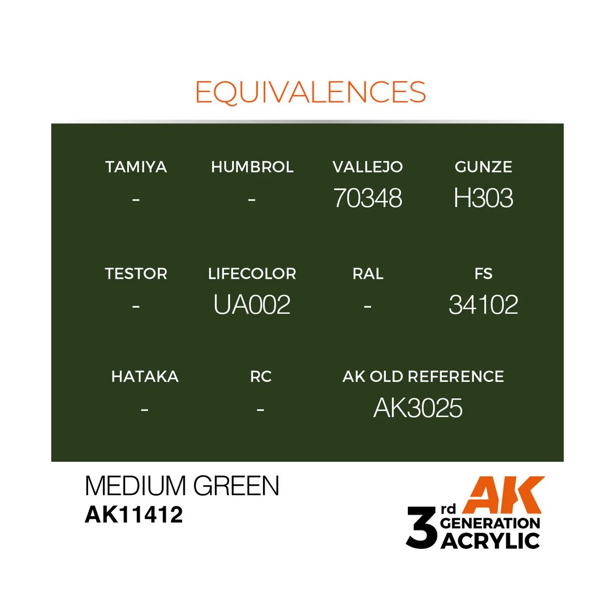 Medium Green - AK Interactive AK11412