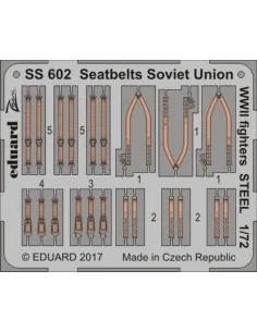 [NO_DESC] Seatbelts Soviet Union WW2 fighters STEE, 1/72 - Eduard A...
