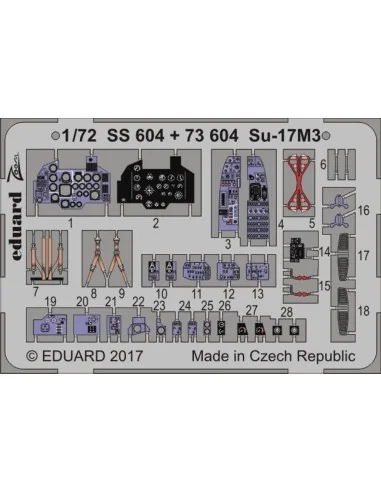 Su-17M3 for Modelsvit, 1/72 - Eduard Accessories SS604