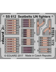 Seatbelts IJN fighters STEEL, 1/72 - Eduard Accessories SS612