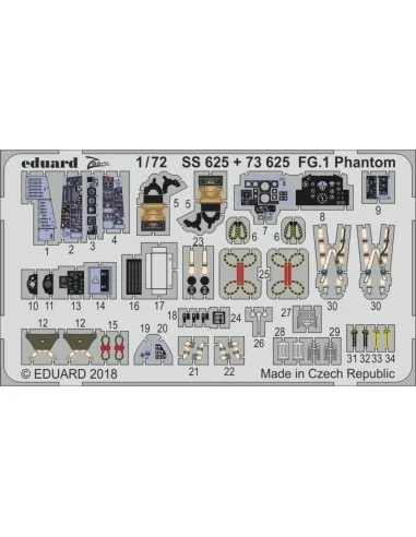FG.1 Phantom for Airfix, 1/72 - Eduard Accessories SS625
