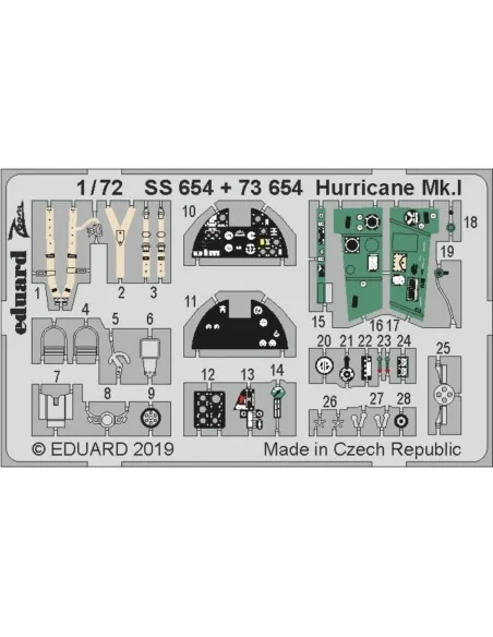 [NO_DESC] Hurricane Mk.I for Arma Hobby, 1/72 - Eduard Accessories ...