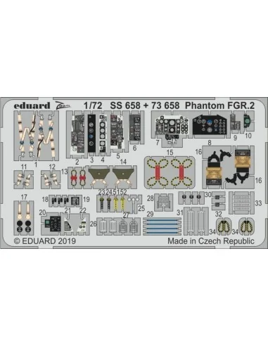 Phantom FGR.2 for Airfix, 1/72 - Eduard Accessories SS658