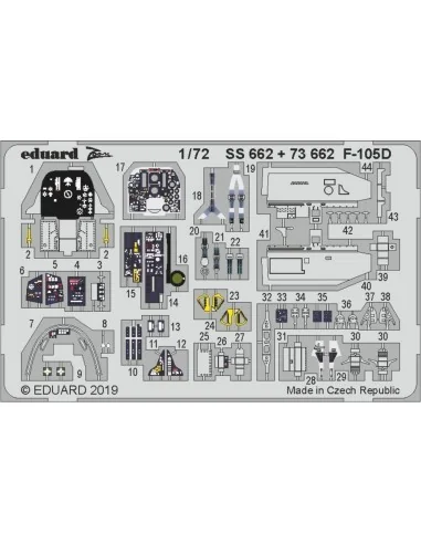 F-105D for Trumpeter, 1/72 - Eduard Accessories SS662