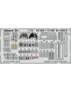 Bf 109G-6 for Tamiya, 1/72 - Eduard Accessories SS669