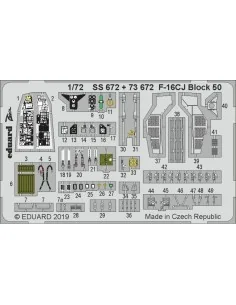 F-16CJ Block 50 for Tamiya, 1/72 - Eduard Accessories SS672